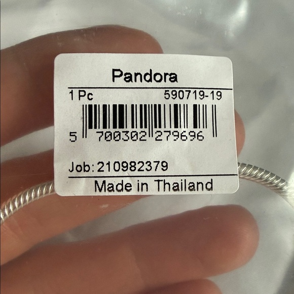Pandora bracelet with A charm, brand new in package - Picture 2 of 3